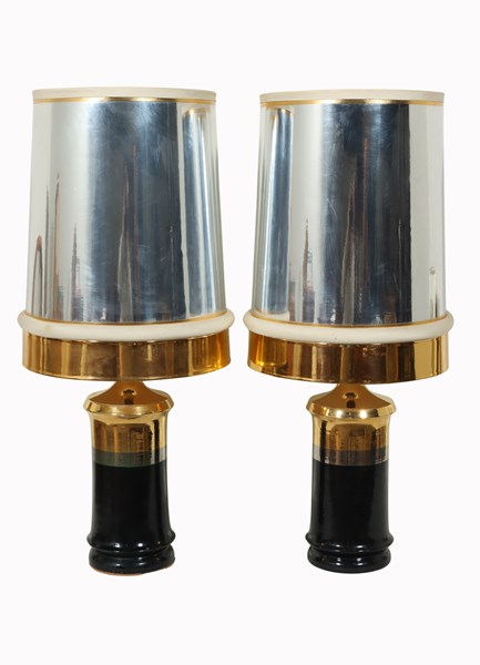 Lot 146 - PAIR OF TABLE LAMPS