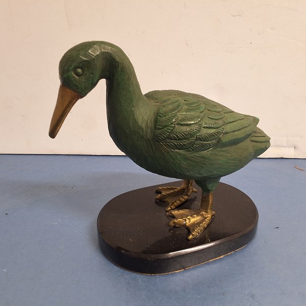 Lot 1049 - BRONZE DUCK