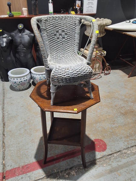Lot 449 - TABLE AND CHAIR
