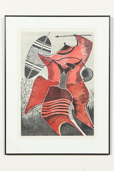 Lot 1079 - LUCKY MADLO SIBIYA (South Africa, 1942-1999)