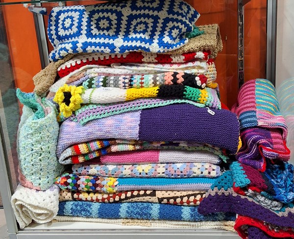 Lot 1387 - CROCHET BLANKETS