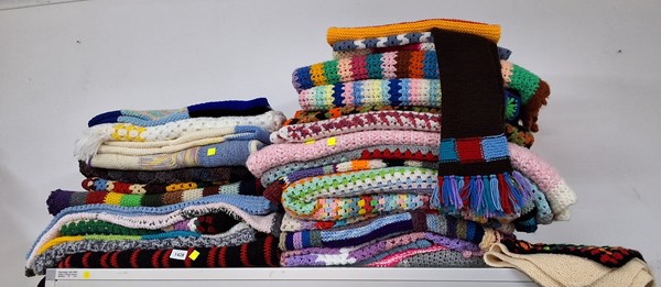 Lot 1428 - CROCHET BLANKETS