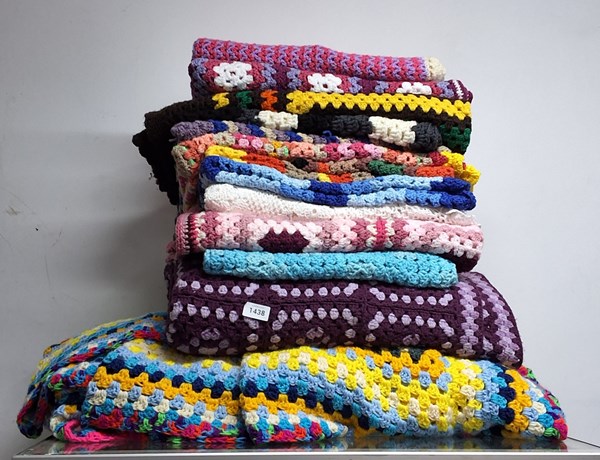 Lot 1438 - CROCHET BLANKETS