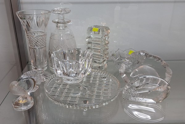 Lot 1402 - CRYSTAL AND GLASS