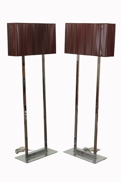 Lot 166 - PAIR OF CLAVIUS FLOOR LAMPS