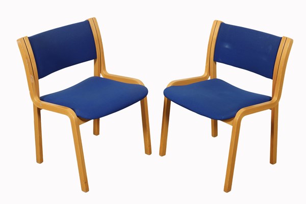 Lot 82 - PAIR OF DESK CHAIRS