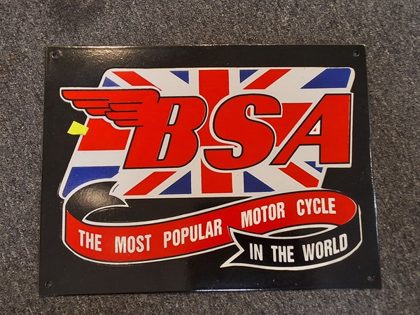 Lot 1191 - VINTAGE STYLE ENAMEL SIGN