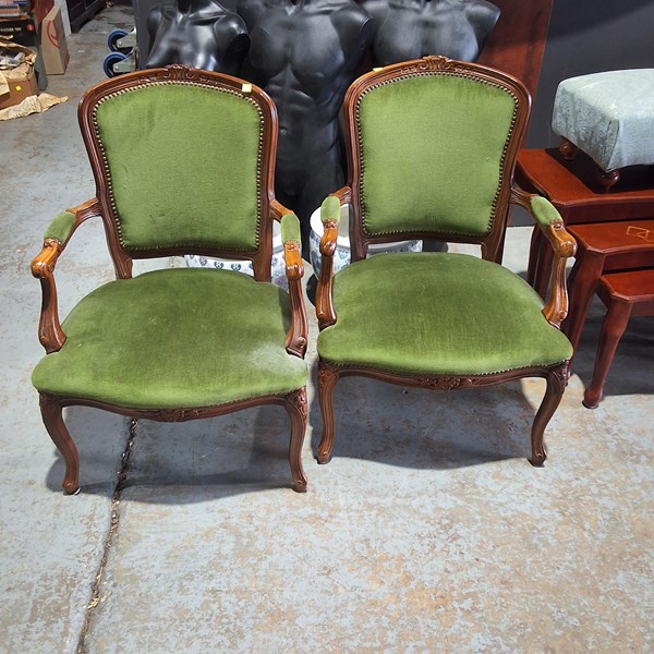 Lot 343 - ARM CHAIRS