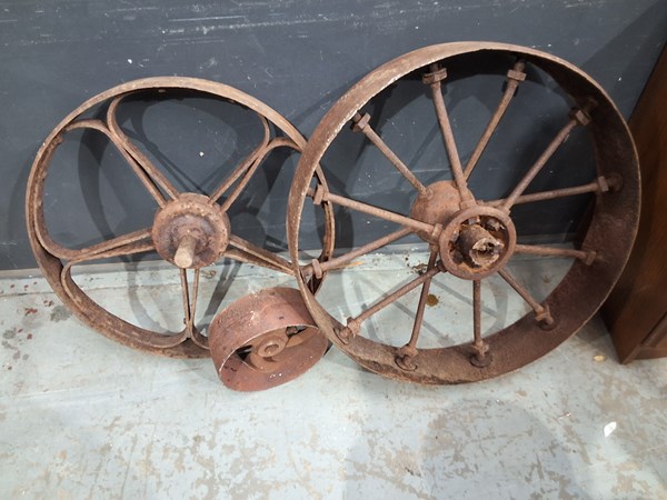 Lot 242 - SPOKED WHEELS