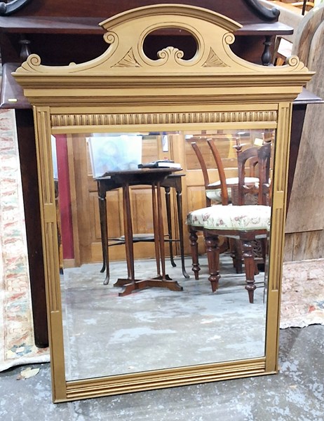Lot 48 - OVERMANTEL MIRROR