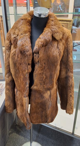 Lot 1348 - FUR COAT