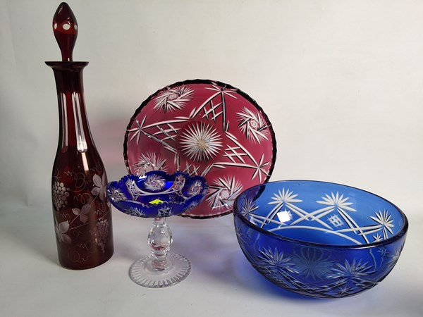 Lot 1130 - BOHEMIA GLASS