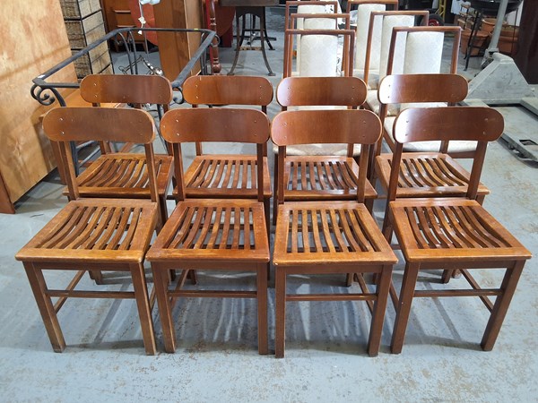 Lot 116 - SCHOOL CHAIRS