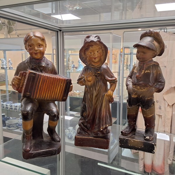 Lot 1312 - PLASTER FIGURES