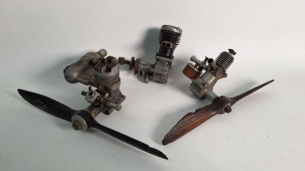Lot 1196 - MODEL PLANE MOTORS