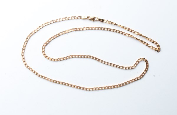 Lot 1034 - GOLD NECKLACE