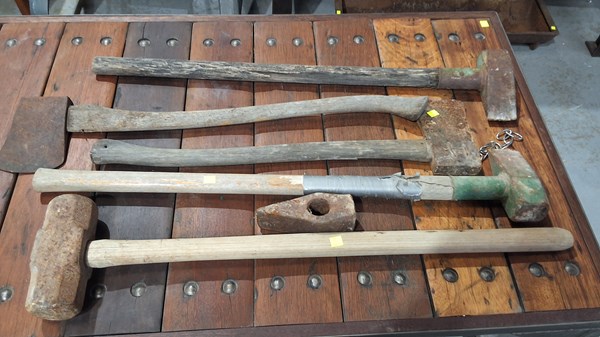 Lot 220 - AXES AND HAMMERS