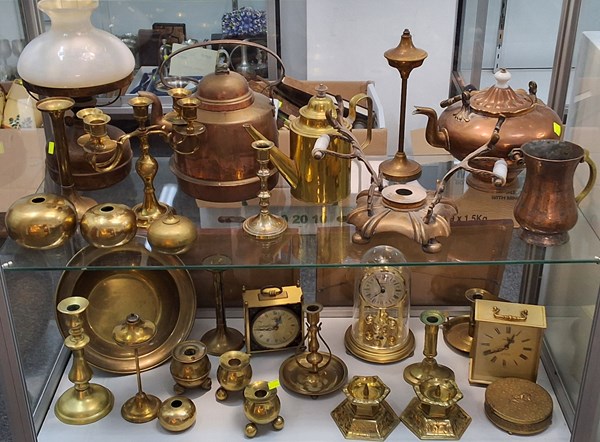 Lot 1404 - BRASS AND COPPER WARES