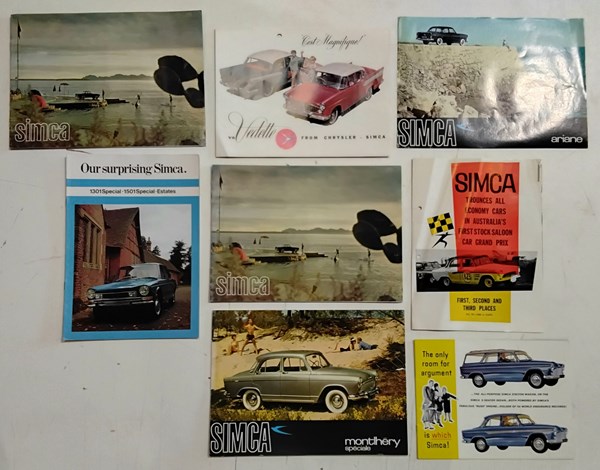 Lot 1361 - CAR SALES BROCHURES