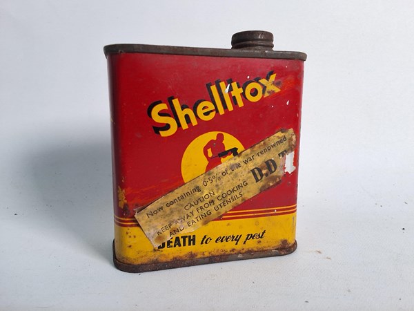 Lot 1186 - SHELLTOX TIN