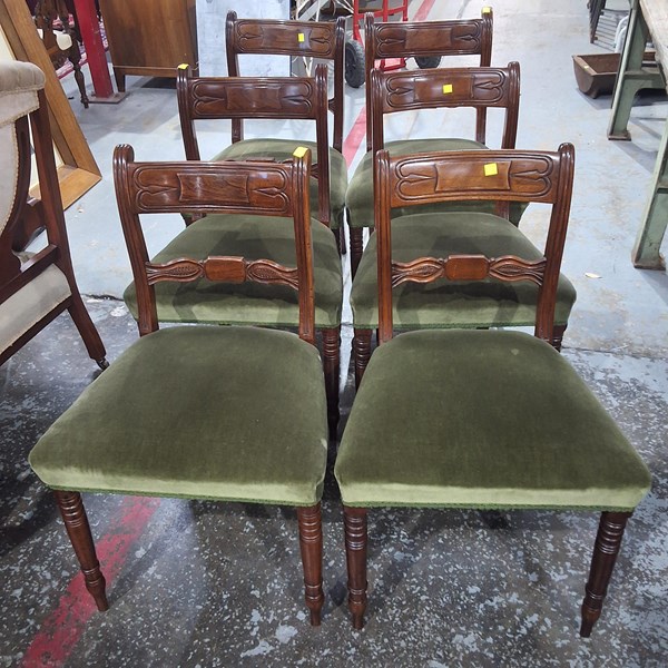 Lot 208 - DINING CHAIRS