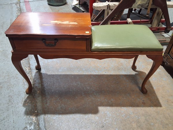 Lot 407 - TELEPHONE TABLE
