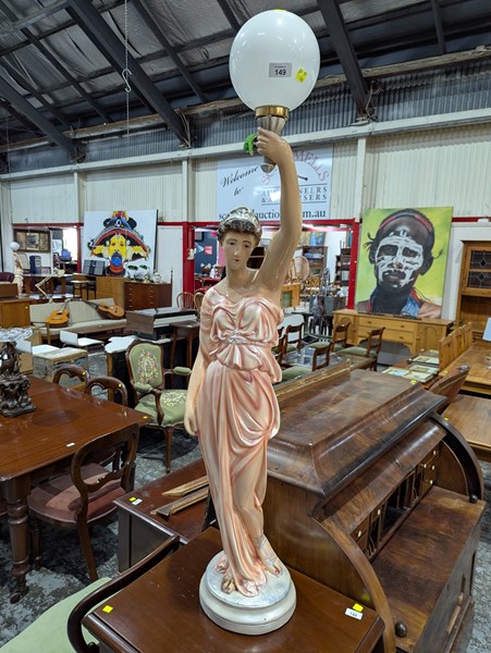 Lot 149 - LADY OF LIBERTY LAMP