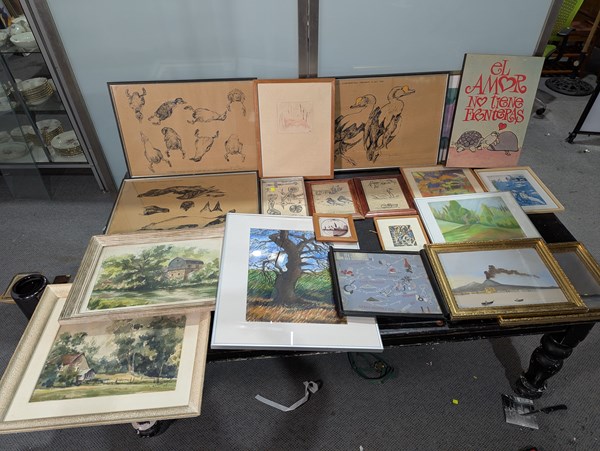 Lot 305 - DANISH ARTWORK