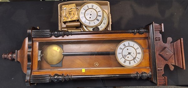 Lot 1335 - PENDULUM CLOCK