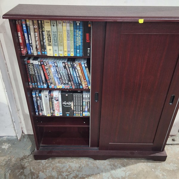Lot 401 - DVDS AND CABINET