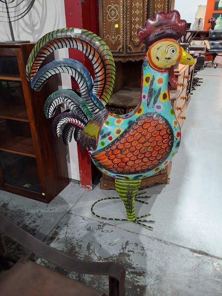 Lot 1 - ROOSTER FIGURE