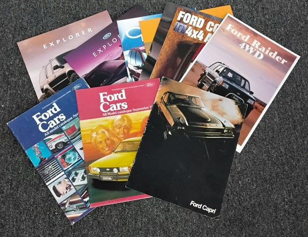 Lot 1354 - CAR SALES BROCHURES