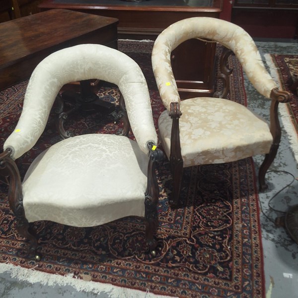 Lot 24 - TUB CHAIRS