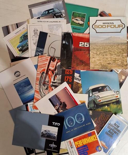 Lot 1355 - CAR SALES BROCHURES