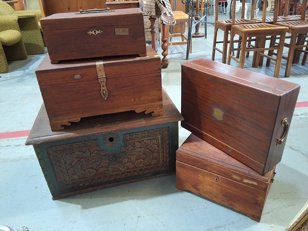 Lot 310 - TIMBER BOXES