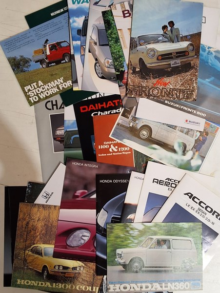 Lot 1357 - CAR SALES BROCHURES