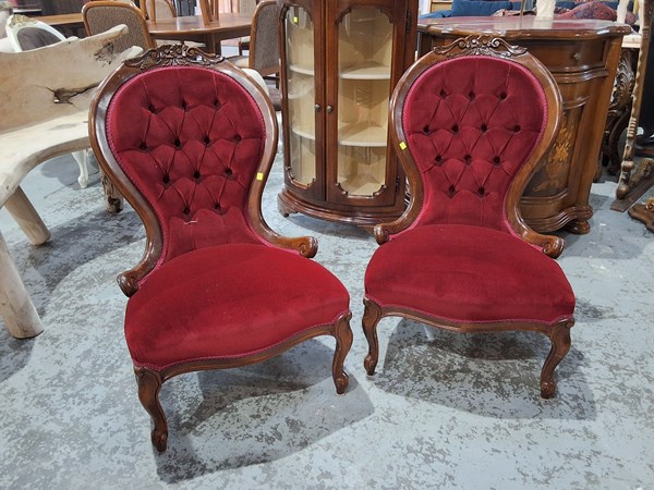 Lot 132 - PARLOR CHAIRS