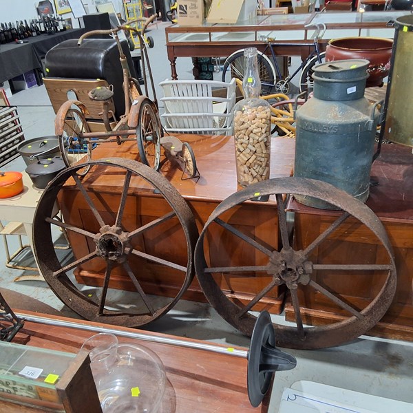 Lot 295 - AGRICULTURAL WHEELS