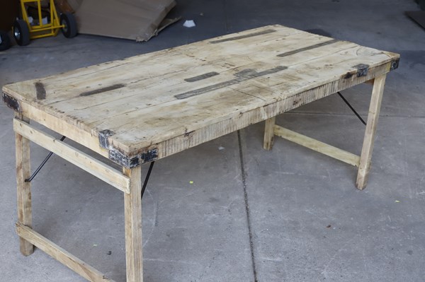 Lot 223 - TRESTLE TABLE