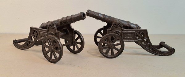 Lot 218 - MINIATURE CANNONS