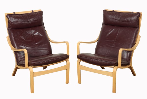 Lot 62 - PAIR OF ARMCHAIRS