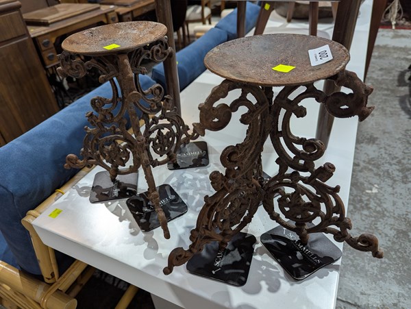 Lot 200 - CANDLE STANDS