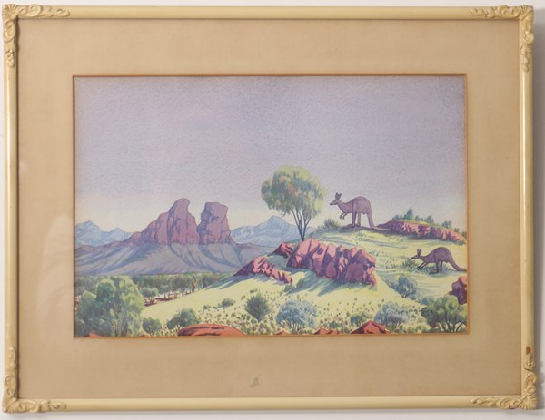 Lot 90 - OSCAR NAMATJIRA (Australia (Aboriginal), 1922-91)