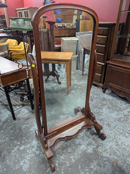 Lot 66 - CHEVAL MIRROR