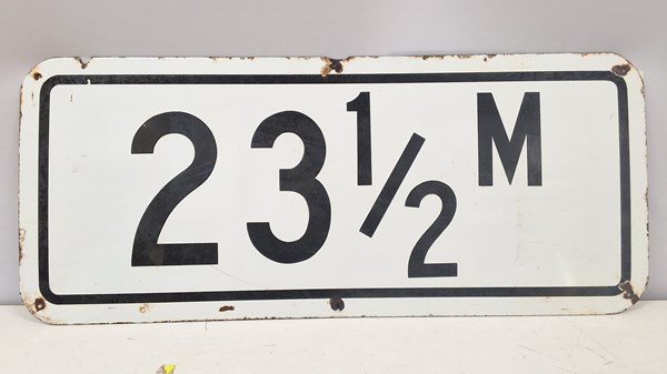 Lot 417 - ENAMEL SIGN