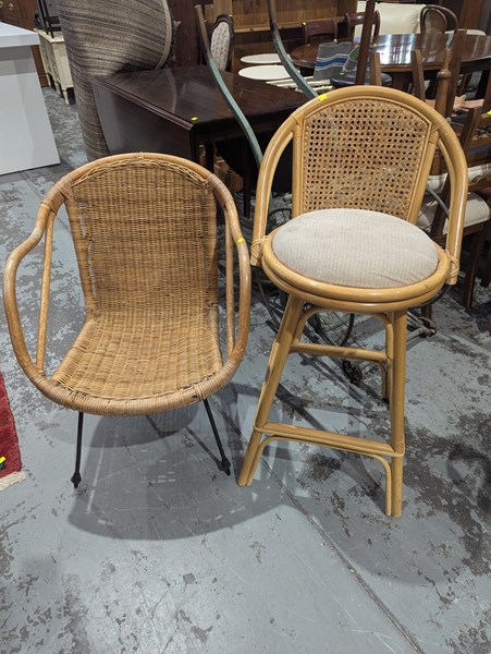 Lot 115 - CANE CHAIRS