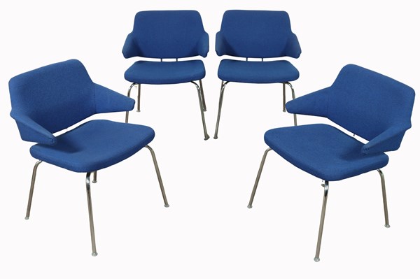 Lot 70 - SET OF CONFERENCE ARMCHAIRS