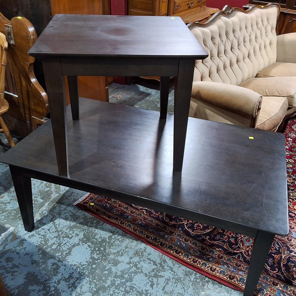 Lot 123 - PAIR OF TABLES