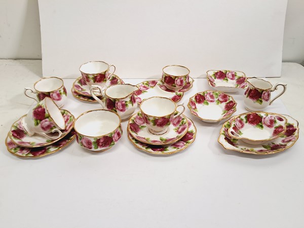 Lot 1238 - PART TEA SETTING