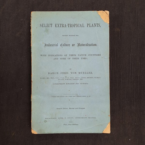 Lot 1301 - MUELLER, BARON FERDINAND VON